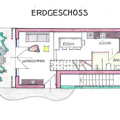 Grundriss des Erdgeschoss